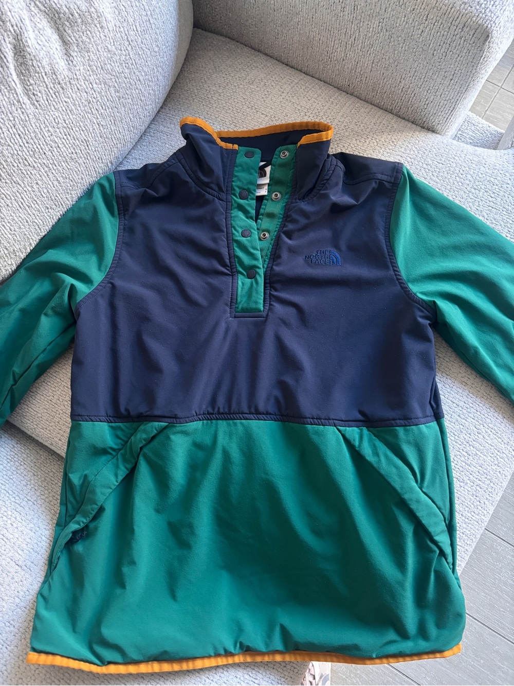The North Face Mountain Sweatshirt 3.0 Pullover Women’s Small Green Navy